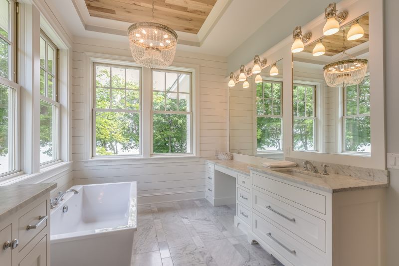 Modern Bathroom with Recessed Lighting