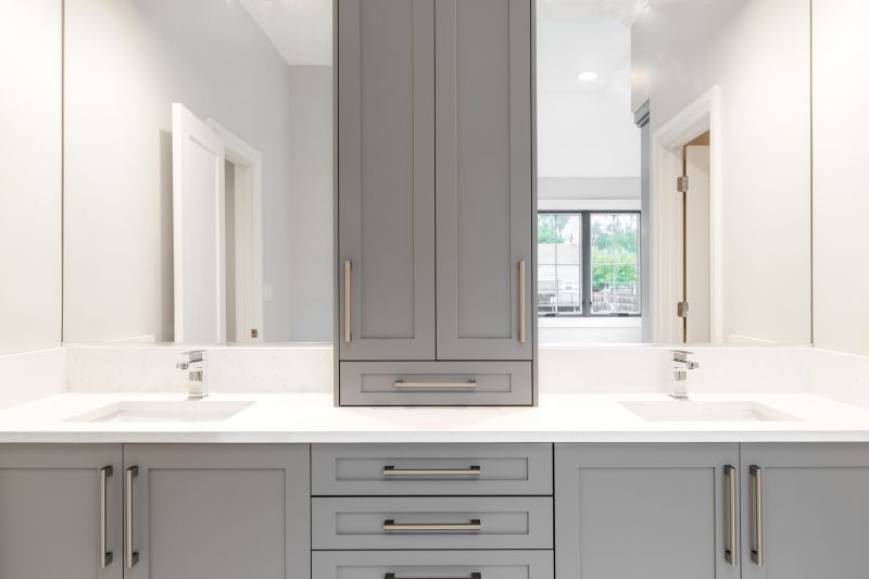 Bathroom Renovation Featuring Floating Cabinets